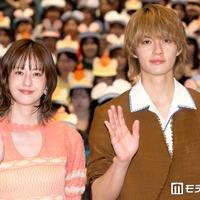 「君の好きは無敵」制作発表会見に出席した松本若菜、佐野勇斗（C）モデルプレス