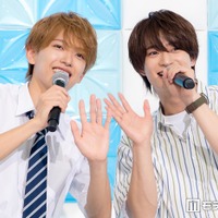 『夏色の雲が恋と嵐をまきおこす』制作発表記者会見に登場した深田竜生、浮所飛貴（C）モデルプレス