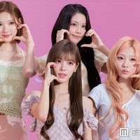 「Sorule」新ブランドミューズHearts2Hearts来日イベントに出席したHearts2Hearts／ジウ、ユハ、カルメン、ステラ （C）モデルプレス