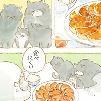 うまい！「ニンニク3倍マシマシ餃子」は、ネコも大好物？【深夜３時のくろねこ喫茶 #６】
