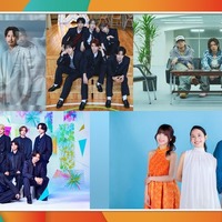 （上段左から）20th Century、NCT WISH、Number_i（下段左から）timelesz、TSUZUMI（MEI）、屋比久知奈、尾上松也（C）フジテレビ
