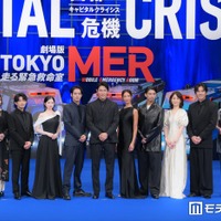 岩瀬洋志、ファーストサマーウイカ、津田健次郎、桜田ひより、赤楚衛二、鈴木亮平、菜々緒、賀来賢人、石田ゆり子、要潤、仲里依紗、松木彩監督（C）モデルプレス