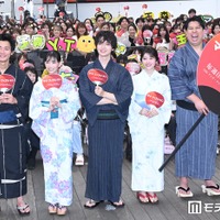 イベントに出席した（左から）野村周平、森川葵、玉森裕太、宮澤エマ、ジャンボたかお（C）モデルプレス