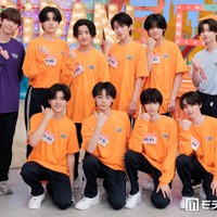 （後列左から）高岡ミロ、守本勝倶、堀蒼寿、畑駿平、大野遥斗、志賀李玖（前列左から）宮本琉成、三戸琳仁、高橋夢人、三村航輝（C）モデルプレス
