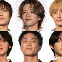 （上段左から）椿泰我、森愁斗、小西詠斗（下段左から）小泉光咲、砂田将宏、長野蒼大（C）モデルプレス