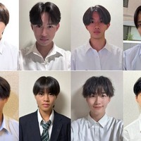 「男子高生ミスターコン2026」候補者の一部（提供写真）