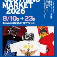音楽を着る、古着を掘る。『MUSIC CLOTHING MARKET 2026』渋谷で8月10日から23日まで開催