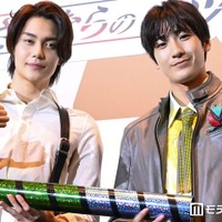 バトンタッチイベントに出席した今井竜太郎、秋谷郁甫（C）モデルプレス