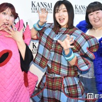 「関コレ」囲み取材に応じた3時のヒロイン（C）モデルプレス