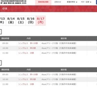 2026年度全国高等学校総合体育大会（近畿総体）「卓球」