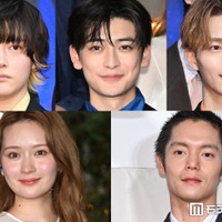 （上段左から）櫻井海音、高橋文哉、野村康太（下段左から）畑芽育、窪田正孝（C）モデルプレス