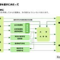 中学校を卒業してからの進路