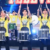 京本大我ら「ドラムライン＆アニメソングパフォーマンス」の様子（C）日本テレビ
