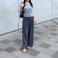 ※リンク追加済・ゆるいのにきちんと見えが40代の合言葉。ヘンリーカットソーの実力【40代の毎日コーデ】