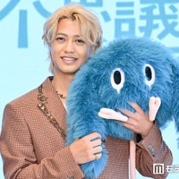 「不思議なセロル展created by 高橋海人」プレス向け内覧会・囲み取材に出席した高橋海人（C）モデルプレス