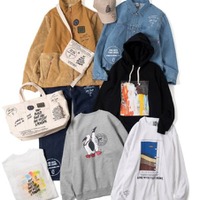 CHUMSがステンシルアーティスト・守矢努と春夏に続きコラボ。ジャケット、トップス、帽子などを展開