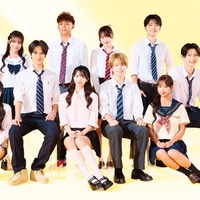 「今日、好きになりました。タカオ編」（後列左から）あおい、のあ、ゆうな、あつひろ、れお（前列左から）りあ、こうのすけ、おとは、けい、みさき（C）AbemaTV, Inc.