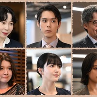 「南田南弁護士は天才肌」新キャスト／（上段左から）平岩紙、細田佳央太、山口馬木也（下段左から）柿原りんか、久保史緒里、竹内櫻（C）カンテレ・フジテレビ