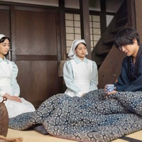 見上愛、上坂樹里、佐野晶哉「風、薫る」第124話（C）NHK