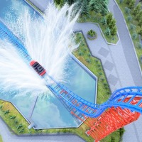 「富士急ハイランド」新たな大型スプラッシュコースター（提供写真）