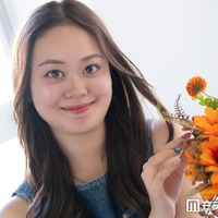 モデルプレスのインタビューに応じた上地花さん（C）モデルプレス