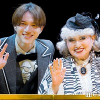 「ハロルドとモード」ゲネプロ取材会に出席した岩崎大昇、黒柳徹子（C）モデルプレス