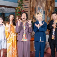 なえなの、高橋メアリージュン、盛山晋太郎、リリー、木村昴「ラブキャッチャージャパン3」（C）AbemaTV,Inc.