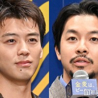 「金麦は、ビールへ。」PR発表会に出席した竹内涼真、仲野太賀（C）モデルプレス