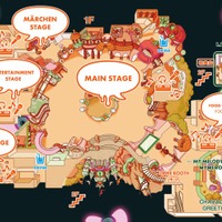 館内の会場MAP（C）2026 SANRIO CO., LTD. TOKYO, JAPAN 著作 株式会社サンリオ