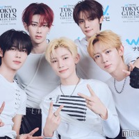 モデルプレスのインタビューに応じたAND2BLE（左上から時計回り）リッキー、キム・ギュビン、ユ・スンオン、ジャン・ハオ、ハン・ユジン（C）モデルプレス