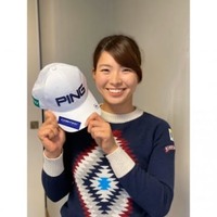 コムテックと契約を結んだ渋野日向子（本人のインスタグラムより）