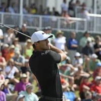 17年の第3ラウンド　ケプカの17番でのティショット(Photo by Stan Badz/PGA TOUR)