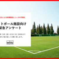 今だからこそ！「love.fútbol」がフットボール施設向け緊急アンケートを実施中