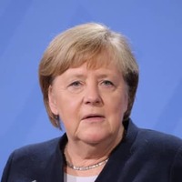 メルケル氏（ゲッティ＝共同）