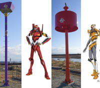 「エヴァンゲリオン」をモチーフにした多機能電柱「スマートポール」