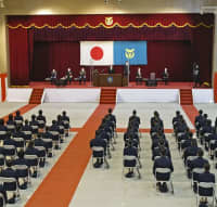 埼玉県所沢市の防衛医科大学校で行われた同大学校の卒業式＝5日午前