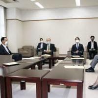 財務省、金融庁、日銀の幹部による情報交換会合＝10日午後、財務省