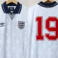 復活希望の襟付きデザイン！イングランド代表「1990イタリアW杯」ユニフォーム