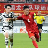 日本代表とE-1で戦う中国、スローインに警戒する