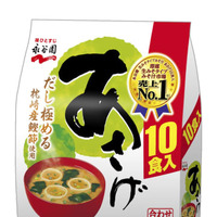 永谷園が値上げする「生みそタイプみそ汁　あさげ　徳用10食入り」