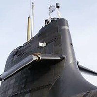貨物船との衝突で損傷した海上自衛隊の潜水艦「そうりゅう」のかじ＝2020年（運輸安全委員会提供）