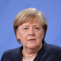 ドイツのメルケル前首相（ゲッティ＝共同）