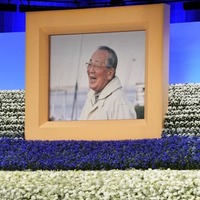 京都市で開かれた稲盛和夫さんのお別れの会＝28日午前