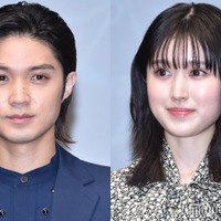 「TikTok TOHO Film Festival 2022」完成披露イベントに出席した磯村勇斗、福本莉子（C）モデルプレス