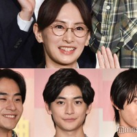 （上から時計回りに）北川景子、前田拳太郎、高橋文哉、前田旺志郎（C）モデルプレス