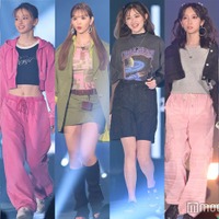 （左から）高橋ひかる、山本舞香、藤田ニコル、ゆうちゃみ、金村美玖、せいら （C）モデルプレス