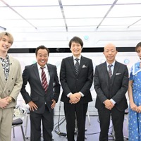 ジェシー、三村マサカズ、千原ジュニア、小峠英二、王林（C）TBS