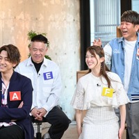 三浦翔平、原西孝幸、松村沙友理、藤本敏史（C）TBS