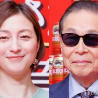 新CM発表会に出席した広末涼子、タモリ（C）モデルプレス