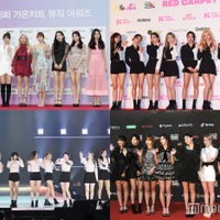 TWICE （C）モデルプレス、（左上）TWICE／Photo by Getty Images